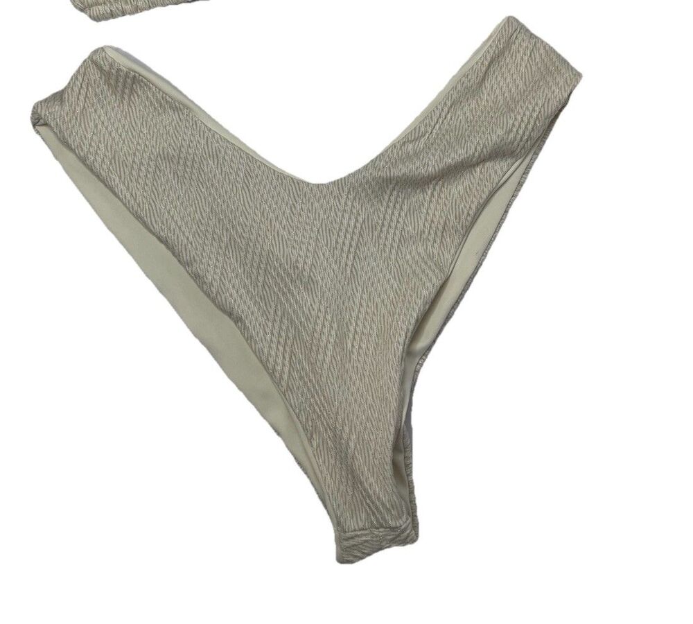 Skatie Women's Large Cairo Print Mandi Bottom Ivory Gold